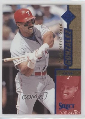 1997 Select Registered Gold Juan Gonzalez #1 - Image 1 of 2