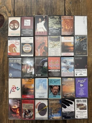 Lot Of 30 Cassette Tape Lot Classical Orchestra Waltz Swing Dance Nature Romance - Image 1 of 4
