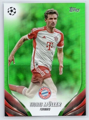 2023-24 Thomas Muller TOPPS UEFA Green Inferno Parallel /125 # 172 FC Bayern - Image 1 of 3