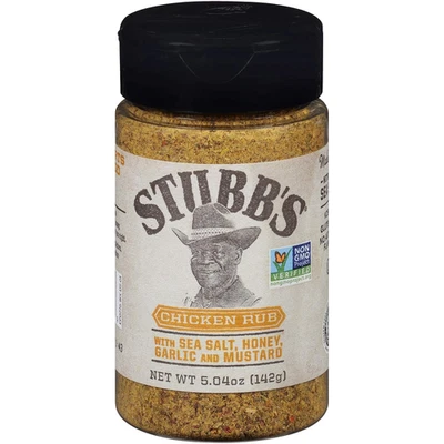 Stubb's Chicken Rub 5.04oz Gluten Free Seasoning for BBQ Chicken Pork Seafood