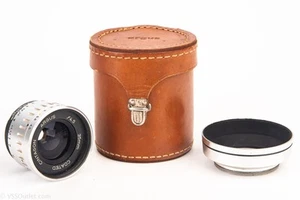 Steinheil Munchen Argus Cintagon 35mm f/4.5 Lens with Hood & Case C44 Mount V24 - Picture 1 of 7