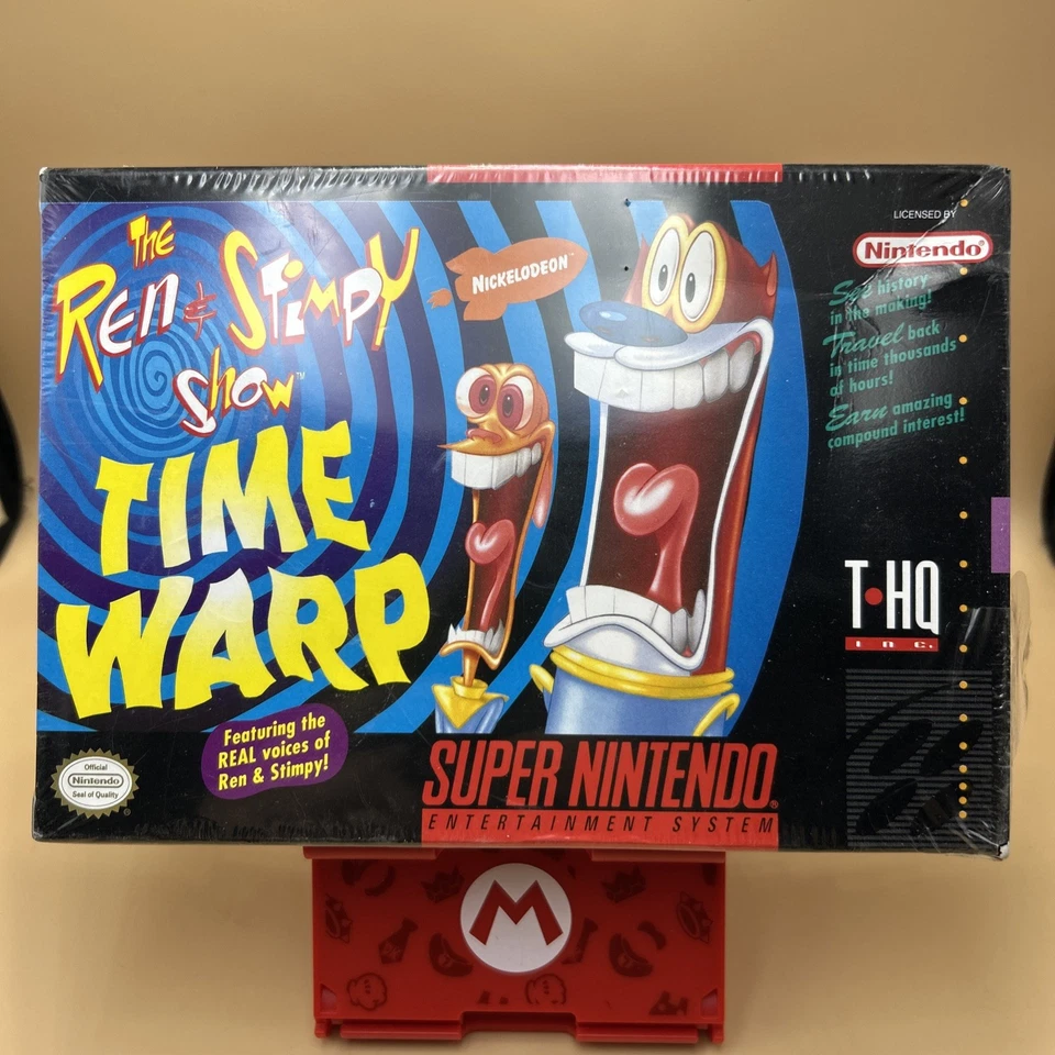 The Ren and Stimpy Show: Time Warp (Super Nintendo SNES) NEW FACTORY SEALED - Image 1 of 4