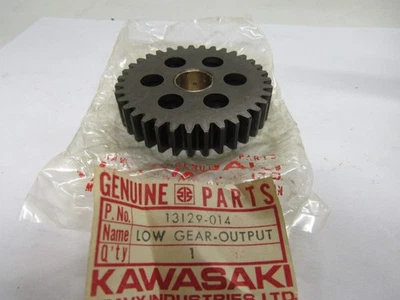Eje de salida Kawasaki NOS NUEVO 13129-014 marcha baja 35T A1 A7 A1SS A7SS Avenger Foto 1 de 4