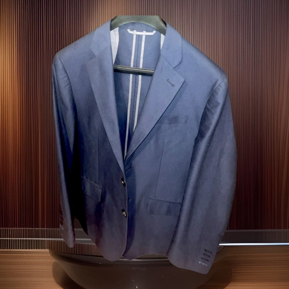 Abrigo deportivo informal para hombre Charles Tyrwhitt azul marino "Blazer de fin de semana" 40R como nuevo Foto 1 de 4