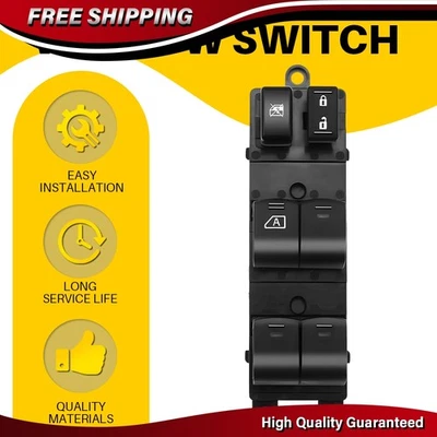 Interruptor de ventana eléctrica para conductor delantero Nissan Frontier 2007-2019 Xterra 2007-2015 Foto 1 de 4