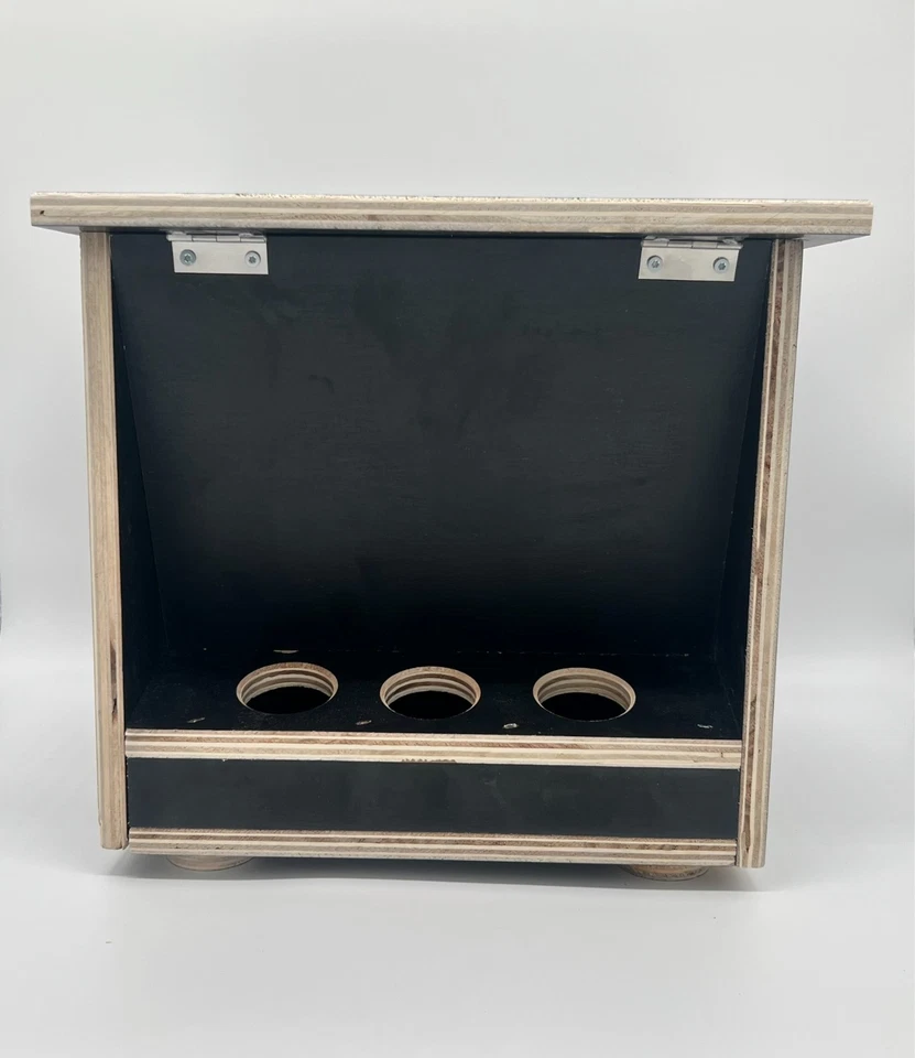 Futterautomat für Hühner Wachteln Tauben Geflügel Puten Vogel Futterspender  - Bild 1 von 4