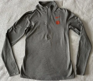 Clemson Damen Large Nike 1/4 Reißverschluss grau Sweatshirt Dri-Fit Athletic Tigers L gebraucht, in einwandfreiem Zustand - Bild 1 von 9
