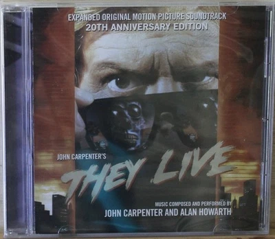 THEY LIVE Expanded OST Edition John Carpenter & Alan Howarth (CD) RARE/SEALED - Image 1 of 2