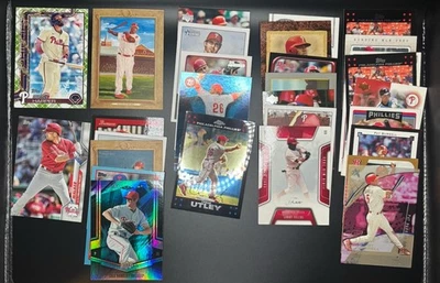 Phillies Lot 150+ Cards Harper Utley Rollins Howard Hamels Werth Burrell Ruiz - Image 1 of 4