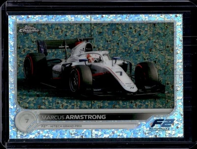 2022 Topps Chrome F1 Marcus Armstrong mini refrator de diamante #236/299 - Imagem 1 de 2