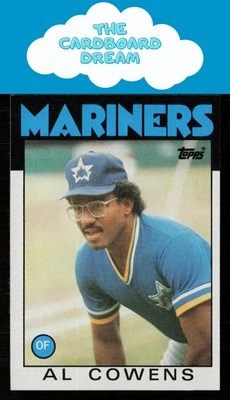Al Cowens 1986 Topps #92 Seattle Mariners Baseball Card - Image 1 of 2