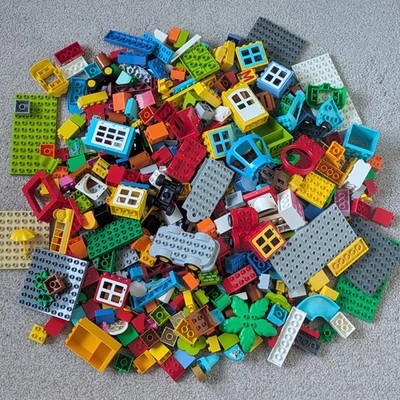 LEGO DUPLO 5kg Mixed Bundle Job Lot Bricks Pieces Baseplate Windows Vehicles - image 1 of 4