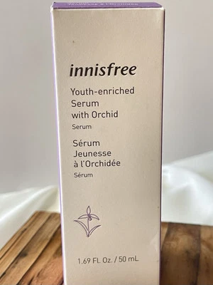 Suero enriquecido para jóvenes Innisfree con orquídea 1,69 oz / 50 ml caducidad 10/26 sellado nuevo en caja Foto 1 de 4