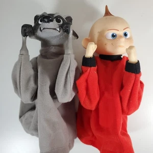 Disney Store Pixar Incredibili 2 pupazzi procione jack e boxe 9,5" con suono - Foto 1 di 8