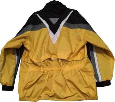Tour Master Elite Series II Men's Yellow Rain Jacket LG Reflective WP Hooded - Image 1 of 4