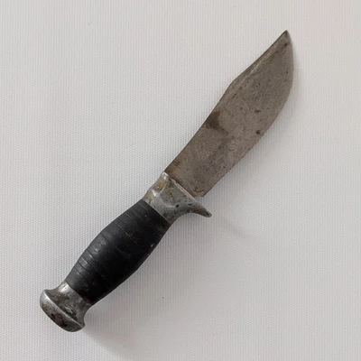 Cuchillo de caza vintage Case - Hoja estilo artesanía madera 1940-65 Foto 1 de 4