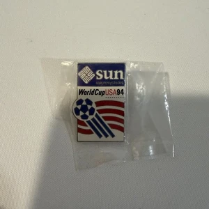 Spilla bavero calcio Sun Microsystems World Cup USA 94 da collezione rara promo - Foto 1 di 2