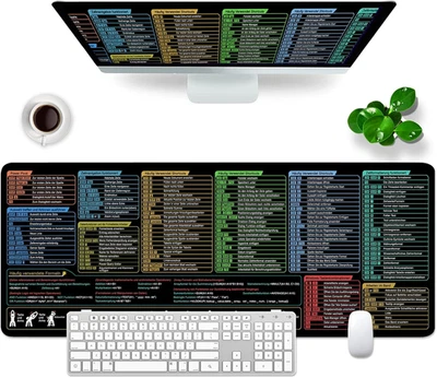 Excel Mauspad Deutsch, Mousepad Großes 80X30X0.3Cm Gaming Mousepad XL Desk Pad G - Bild 1 von 4