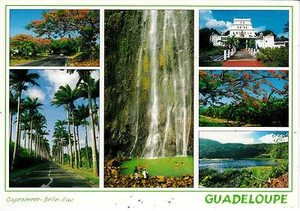 CARTE POSTALE  GUADELOUPE CAPESTERRE BELLE EAU. TIMBREE 1999  - Picture 1 of 1