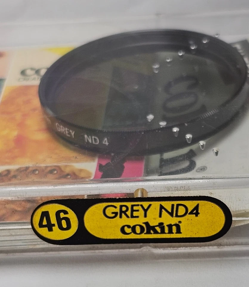46mm Genuine Cokin ND4 ND 4 Lens filter 46 mm Neutral Density ND4X ND 4X France - Image 1 of 3