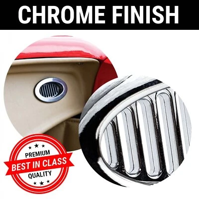 Cromo Billet A/C Calentador Ventilación de Aire ZIRBWAC Muscle Truck Personalizado Street Rat Hot Rod Foto 1 de 4