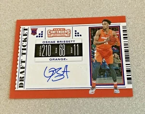 2019 Panini Contenders Draft RC Auto #114 Oshae Brissett Syracruse Orange - Picture 1 of 2