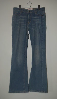 Steve & Barry’s Women’s 6 Classic Dungarees Denim Blue Jeans - Image 1 of 4