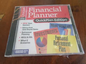 Quicken Financial Planner Win 95, Win 3.1 QuickPlan Edition NEW SEALED!! - Picture 1 of 2