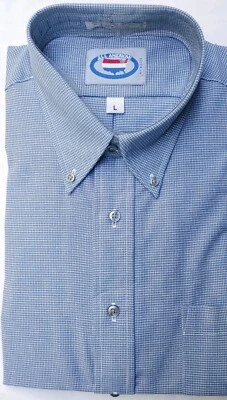 Camisa de vestir vintage All American Clothing personalizada aguja única sastrería L Foto 1 de 4