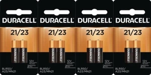 8 (4x2) Duracell A23 12V MN21 MN23 23AE 21/23 GP23 23A 23GA Batteries - Picture 1 of 5