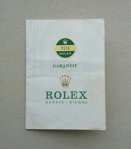 ROLEX Guarantee Warranty (Unwritten) per Submariner 5513 - Bild 1 von 8