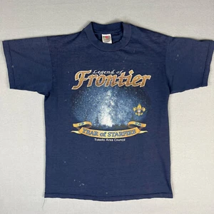 Vintage Pfadfinder Galaxy Stars T-Shirt passt Small Distressed Year of Starfire Ohio - Bild 1 von 13