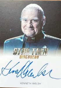 Kenneth Welsh Autograph from Star Trek Discovery Season 3