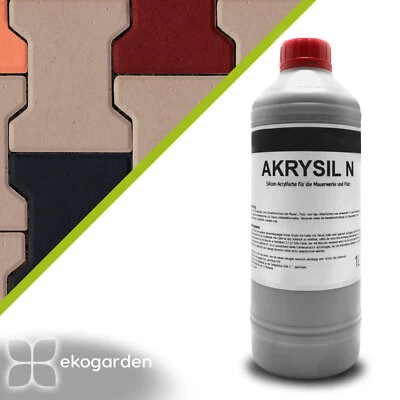 NOFAR Farbe Acryl-Silikonfarbe Anstrich für Beton Zement Putz Gips Mauerwerk Fassaden