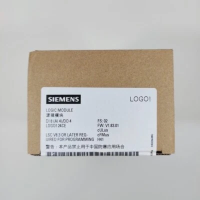 ▀▄▀▄▀ SIEMENS S7 LOGO 24 CE V1.83.01  – 6ED1052-1CC08-0BA1 – 6ED1 052-1CC08-0BA1 - Imagen 1 de 2