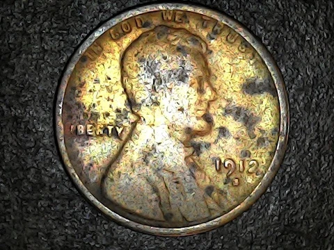 1912 s  wheat penny error coin Cover