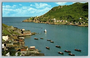 Cartolina ST. JOHN'S, Terranova Gli Stretti. Fort Amherst sullo sfondo - Foto 1 di 2