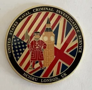 US Navy NCIS RU London UK Challenge Coin Europe Africa - Picture 1 of 6