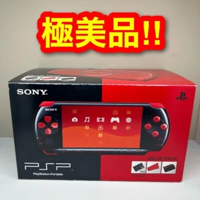 Sony PSP-3000 PSP Value Pack Playstation Console Red Black Limited Free shipping - Image 1 of 4