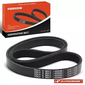 Cinturón serpentino 45,85 pulgadas para BMW 230i 330i 430i Honda Odyssey Saturn Vue 04-07 - Imagen 1 de 8