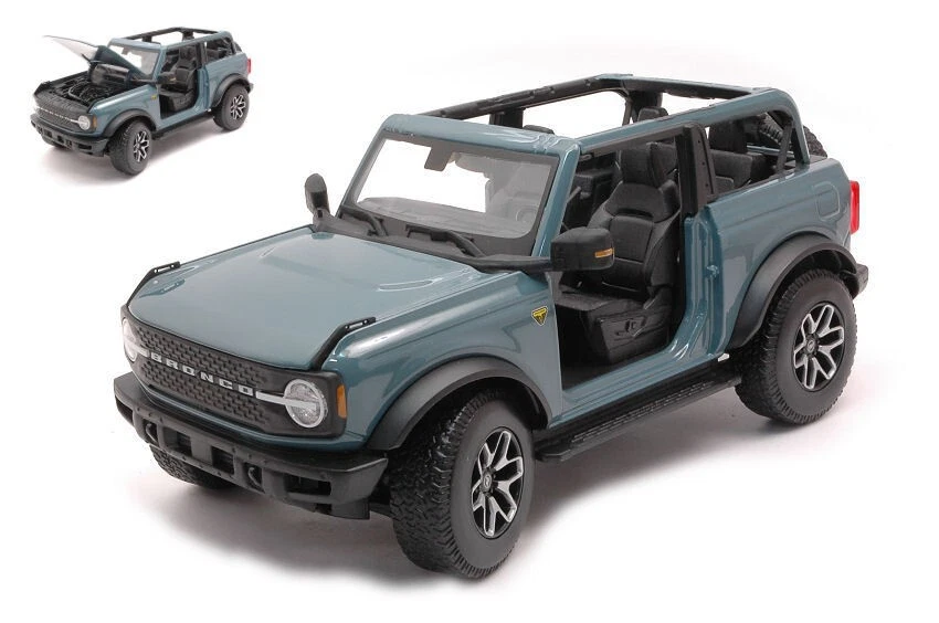 FORD BRONCO BADLANDS NO DOOR 2021 LIGHT BLUE 1:18 - Immagine 1 di 1