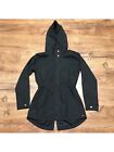 ONEILL Womens Black Zippered Pocketed Lined Hooded Jacket Size: XS