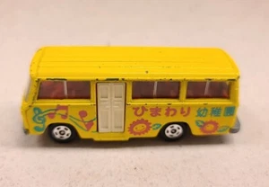 Tomica #60 Yellow Mitsubishi Rosa "Kindergarten Bus" Made in Japan 1:84 No Box - Picture 1 of 8