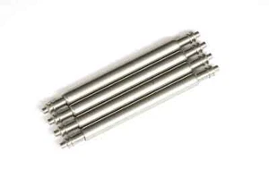 4 pcs of strong quality 20 mm stainless steel double flange spring bar pins - Imagen 1 de 1