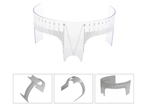 Permanent Reusable Makeup Tool Stencil Microblading Measure Eyebrow Ruler - Picture 1 of 5