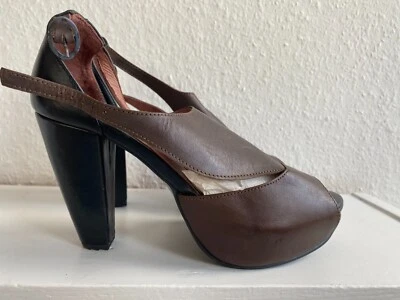 B.C. Best Connections Pumps Blockabsatz Plateau Leder Gr.37 - Bild 1 von 4