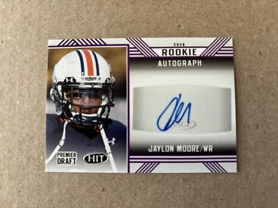 2020 Sage Hit - Rookie Autographs Purple #A35 Jaylon Moore (AU, RC) - Image 1 of 4