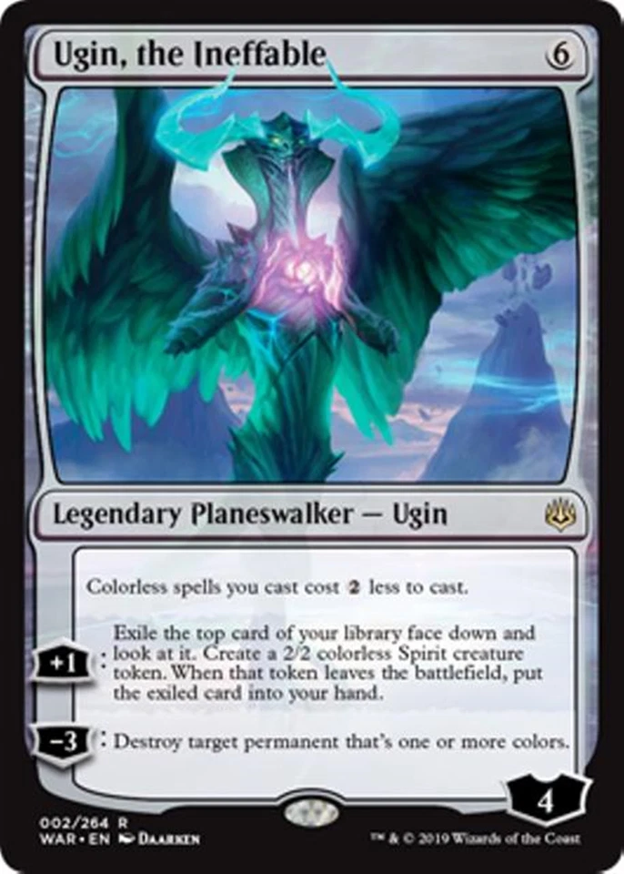 MTG - UGIN, THE INEFFABLE - War of the Spark (R) - Image 1 of 1