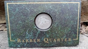 Danbury Mint 1899 Barber Quarter Dollar w/ Case - Picture 1 of 2