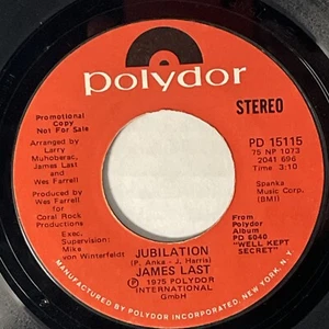 James Last Jubilation 45 Mono Stereo on Polydor Promo 1975 15115 WLP Rare - Picture 1 of 4